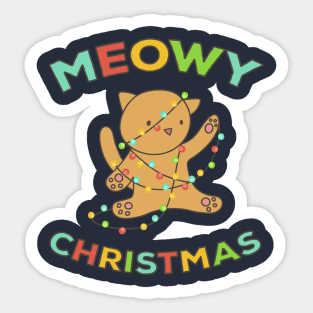 Meowy Christmas 2 Sticker